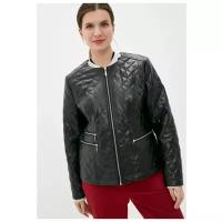 Куртка женская из искусственной кожи, 42102, черный, (44)164-88-94