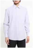 Рубашка мужская длинный рукав CASINO CBe771/318/K121, Прямой силуэт / Сlassic fit, цвет Сиреневый, рост 174-184, размер ворота 40
