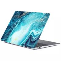Чехол Guardi для MacBook Pro 13" с и без Touch Bar (USB-C) синий мрамор (Стиль 6)