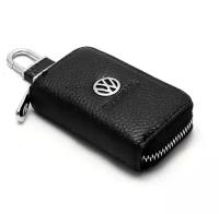 Брелок ключница / Брелок для ключей / Ключница для авто кожа ЭКО Фольксваген, Volkswagen 5х8см