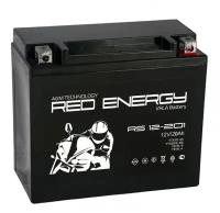Аккумулятор 12V - 20 А/ч "Red Energy RS" (YTX20L-BS, YB16L-B, YB18L-A) (RS 12201)