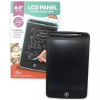Легкий графический планшет New Century Boom для заметок и рисования для разных возрастов LCD Panel 6'5 черный со стилусом