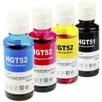 Чернила INKO Premium series для HP GT51/GT52 комплект 4 цвета по 100 грамм