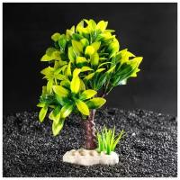 Пижон Аква Растение искусственное аквариумное, 15,5 х 12 х 20,5 см