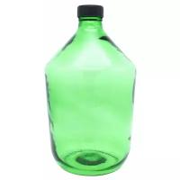 Бутыль "Казак зелёная" 10л. Стеклянная бутылка для вина 10000мл