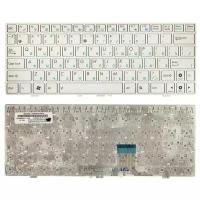 Клавиатура для нетбука Asus V021562HS3, русская, белая с белой рамкой