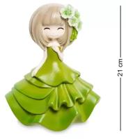 Копилка маленькая Девочка в зеленом платье MF-03 113-905594
