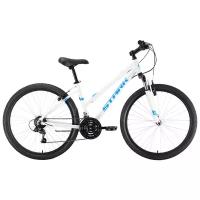 Велосипед STARK Luna 26.1 V 2021 белый/голубой 16"