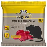 Средство от крыс и мышей NaDzor, тесто-брикет (100 г)