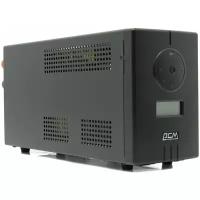 UPS PowerCom INF-800(AP) {Line-Interactive, 800VA / 480W, Tower, Schuko, LCD, USB, подкл. доп. батарей}