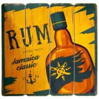 Табличка декоративная "Rum", МДФ, 40х40 см