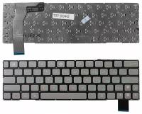 Клавиатура для ноутбука Asus Eee Pad SL101 серая, без рамки, плоский Enter