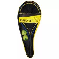 Набор для игры в большой теннис FAMILY DUO 2 ракетки 2 мяча 1 чехол, размер: NO SIZE ARTENGO Х Декатлон