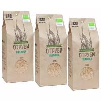 Отруби Чёрный хлеб пшеничные органические, 3 пакета по 500 г