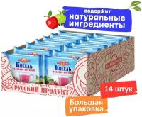 Кисель брикет "Плодово-ягодный" 190г, 14 упаковок в шоубоксе. "Русский Продукт