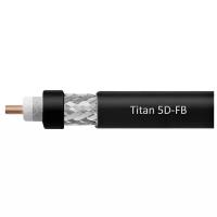 Коаксиальный кабель Титан 50 Ом 5D- FB черный