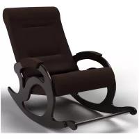Кресло-качалка КемпингГрупп Тироль, 64 x 132 см, обивка: ткань, цвет: шоколад