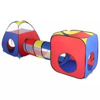 Палатка Наша игрушка Комплекс 985-Q62, красный/синий