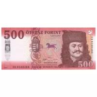 Банкнота номиналом 500 форинтов 2018 года. Венгрия
