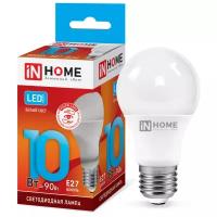 Лампа светодиодная In Home LED-A60-VC (4690612020211), E27, A60, 10Вт, 4000 К