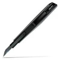Нож канцелярский Deli 2037S, 9 мм, с фиксатором, серый