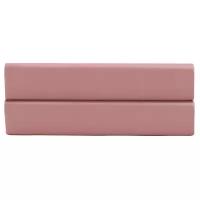 Простыня на резинке из сатина темно-розового цвета из коллекции essential, 160х200х30 см TK21-FS0002