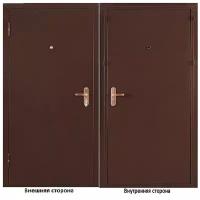 Дверь входная Промет Профи BMD медный антик - медный антик левая 850х2050 мм