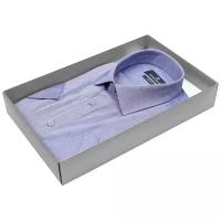 Рубашка Poggino 7001-01 цвет синий размер 54 RU / XXL (45-46 cm