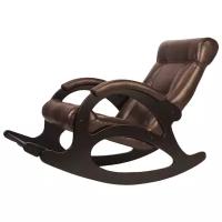 Кресло-качалка AVK Симфония, 50 x 110 см, обивка: искусственная кожа, цвет: (Chocolate) Венге