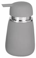 Дозатор для жидкого мыла керамика Soft серый Аквалиния B4333A-1G