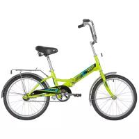Складной велосипед Novatrack TG-20 Classic 1sp., год 2020, цвет Зеленый