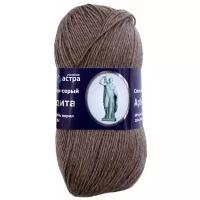 Пряжа для вязания Astra Premium 'Афродита' 100гр. 250м (50% шерсть, 50% акрил) (02 светло-серый), 3 мотка