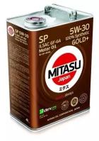 MITASU GOLD PLUS 5W30 SP, GF-6A 4 л (масло синтетическое)