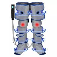 Компрессионный лимфодренажный массажер для ног PLANTA MFC-60, 3 режима, 3 уровня сжатия, прогрев коленей, удлиненные манжеты