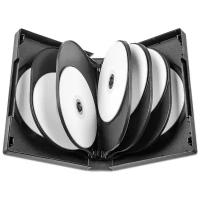 Коробка DVD Box для 12 дисков, черная, упаковка 1 шт.