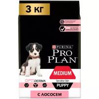 Корм для собак Purina Pro Plan Medium Puppy сanine Sensitive Skin Salmon with Rice dry