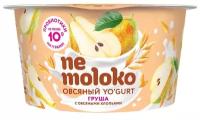 Nemoloko йогурт овсяный груша с овсяными хлопьями, 130 г
