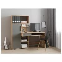 Компьютерный стол, Письменный стол НК- Мебель Квадро Дуб Вотан