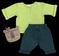 Комплект одежды Снолики детский, рубашка и брюки, повседневный стиль