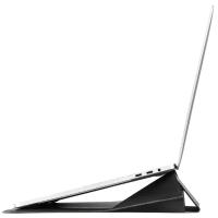 Чехол-подставка для ноутбука 15 и 16 дюймов MOFT Carry Sleeve, чёрная, подходит для MacBook Pro и ноутбуков размером до 360 x 250 мм