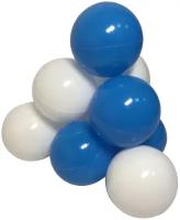 Комплект шариков Облака (100 шт: голубой и белый) для сухого бассейна