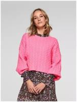 Пуловер женский, Q/S designed by s.Oliver, артикул: 510.10.109.17.170.2104122, цвет: розовый (код цвета 4427), размер: S
