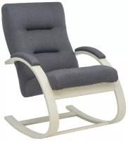 Кресло-качалка Leset Милано, 68.5 x 80 см, обивка: текстиль, цвет: слоновая кость, ткань малмо 95