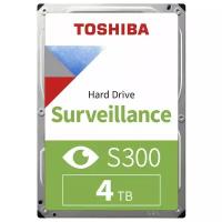Жесткий диск Toshiba S300 HDWT840UZSVA, 4ТБ, HDD, SATA III, 3.5