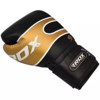 Перчатки боксерские мужские RDX S7 BAZOOKA LEATHER BOXING SPARRING GLOVES цвет черный размер 14 OZ