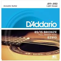 Набор струн D'Addario EZ910, 1 уп