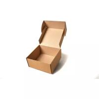 Коробка картонная самосборная (Гофрокороб). Размер 175х170х85 мм. Усиленный картон, для хранения и отправки товаров. Объем - 2,5 литра, упаковка 10 шт