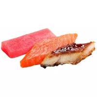 Набор №7 из рыбы и морепродуктов для японской кухни с сёмгой холодного копчения (FISHLIFE)