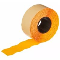 Этикет-лента волна оранжевая 26х16 мм 10 рулонов по 1000 этикеток