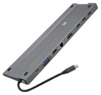 Разветвитель USB Barn&Hollis Type-C 10 in 1 для MacBook Grey